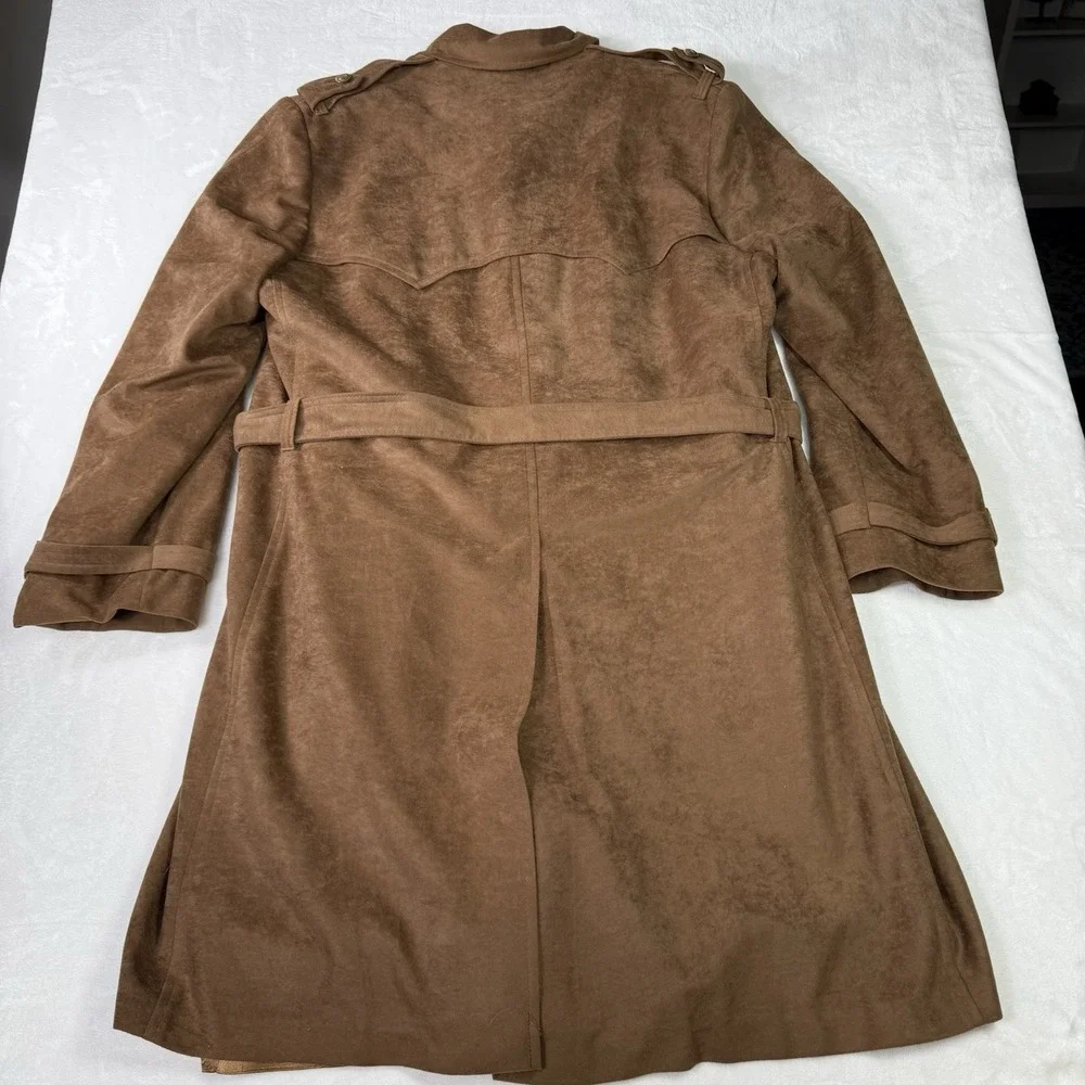 Vintage Grais Western Overcoat Mens 42L‎ Chocolate Jacket Coat Made in USA Liner